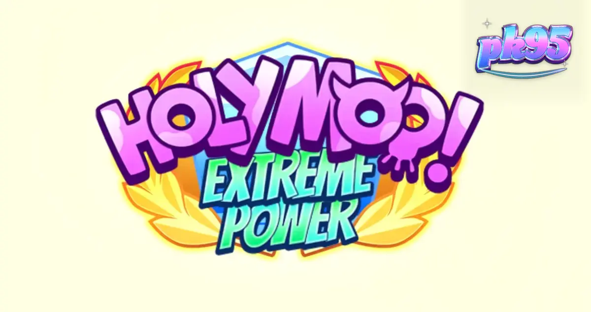 Tampilan visual slot Holy Moo! Extreme Power dengan karakter sapi dewa